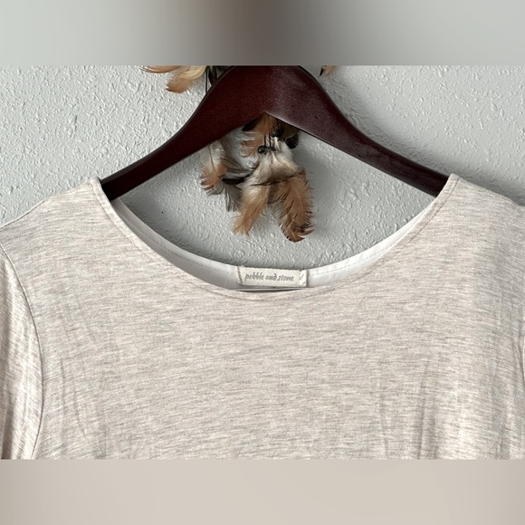 Pebble & Stone Anthropologie Layered Side-Tie Tunic Top Women’s Size XL Casual - Picture 5 of 15